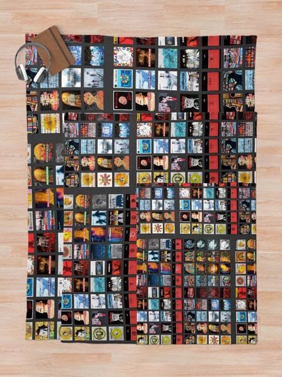 RADIOHEAD THUMBNAILS Throw Blanket