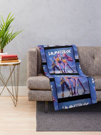 Kpop Demon Hunters Huntrix Fleece Blanket