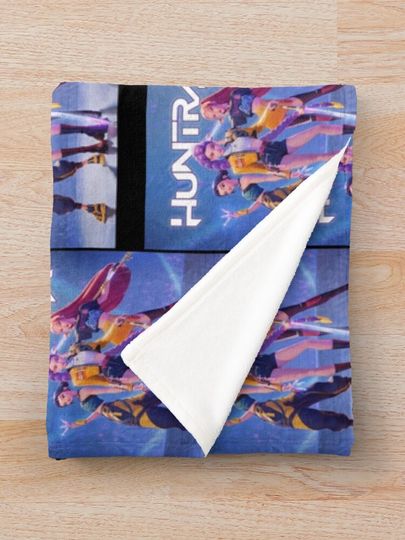 Kpop Demon Hunters Huntrix Fleece Blanket