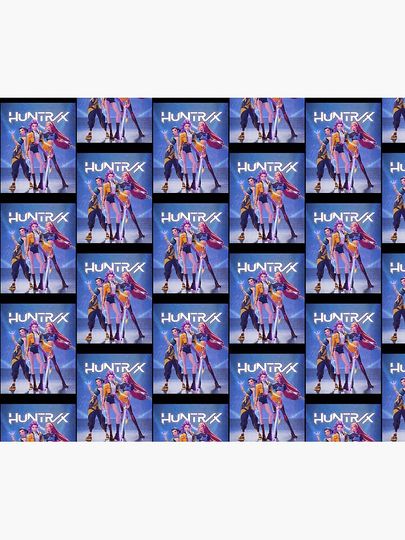 Kpop Demon Hunters Huntrix Fleece Blanket