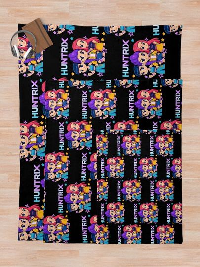 K-Pop Demon Hunters - Huntrix Fleece Blanket, Gift For Fan