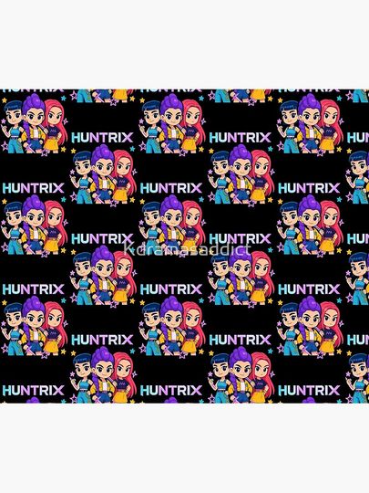 K-Pop Demon Hunters - Huntrix Fleece Blanket, Gift For Fan