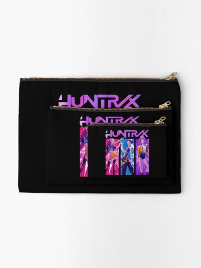 HUNTRIX Kpop Demon Hunters Zipper Pouch