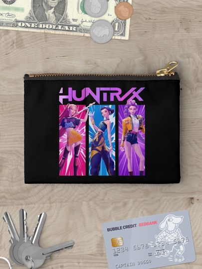 HUNTRIX Kpop Demon Hunters Zipper Pouch