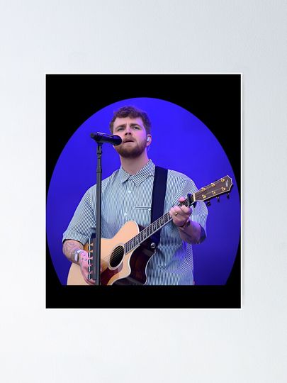 Alex Warren Live Performance Guitar Graphic Poster