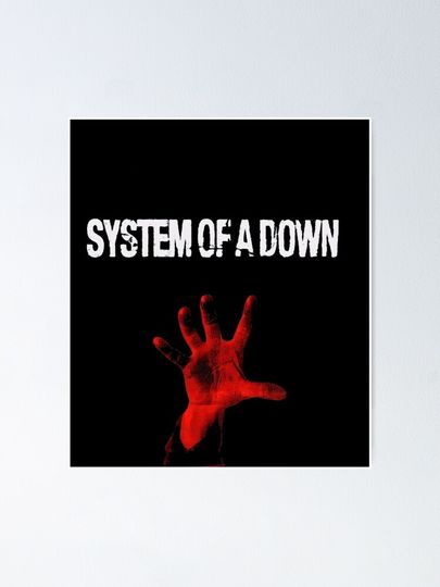 Classic Poster – SYSTEM OF DOWN Rock Album Cover Wall Print