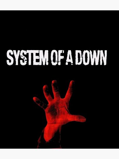 Classic Poster – SYSTEM OF DOWN Rock Album Cover Wall Print