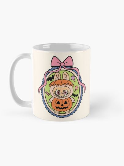 Labubu with pumpkin Coffee Mug