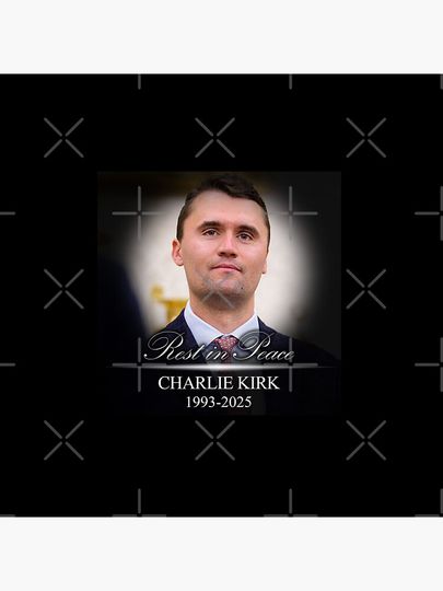 Rest In Peace Charlie Kirk Pin