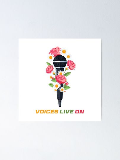 Charlie Kirk's Mic, Rest in Peace Poster