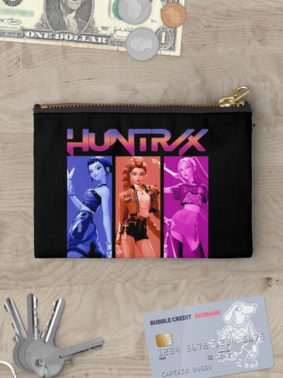 Huntrix Kpop Demo Movie Zipper Pouch