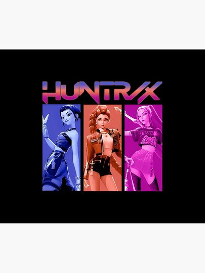 Huntrix Kpop Demo Movie Fleece Blanket