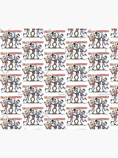 Silly Symphony Skeleton Dance Throw Blanket