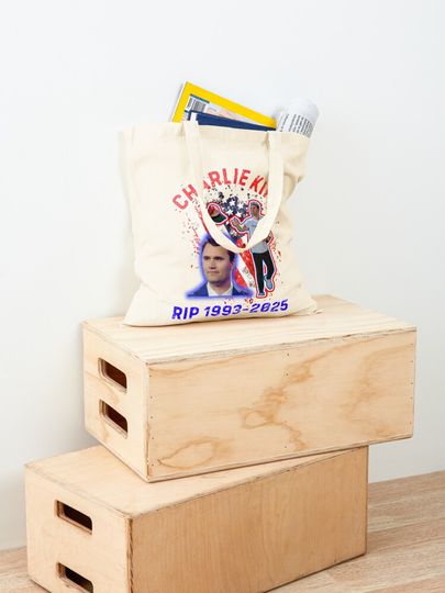 Rip Charlie Kirk  Tote Bag