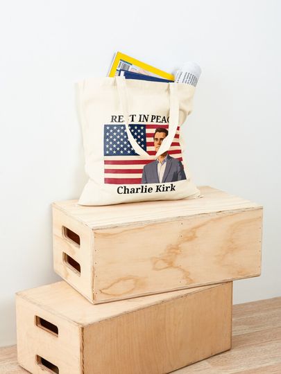 Charlie Kirk RIP Tote Bag