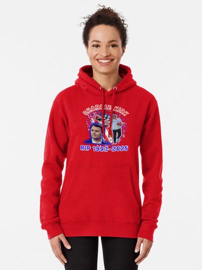 Rest In Peace Charlie Kirk 1993 - 2025 Pullover Hoodie