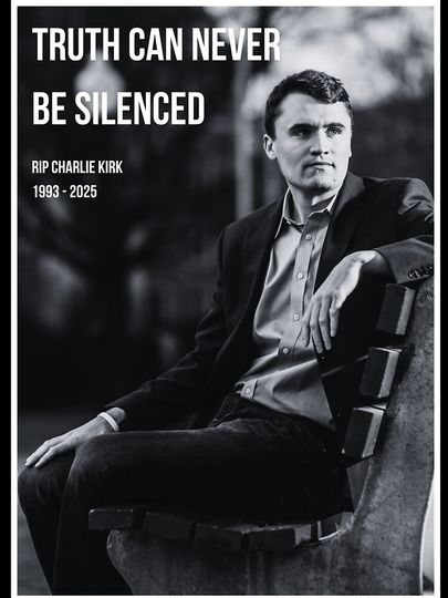 Charlie Kirk - Truth can never be silenced T-Shirt