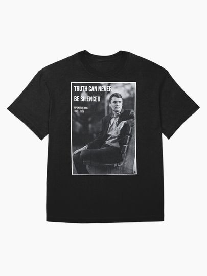 Charlie Kirk - Truth can never be silenced T-Shirt
