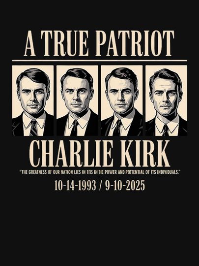 Charlie Kirk Pullover Sweatshirt