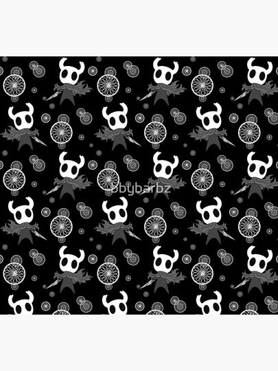 Hollow Knight pattern Socks