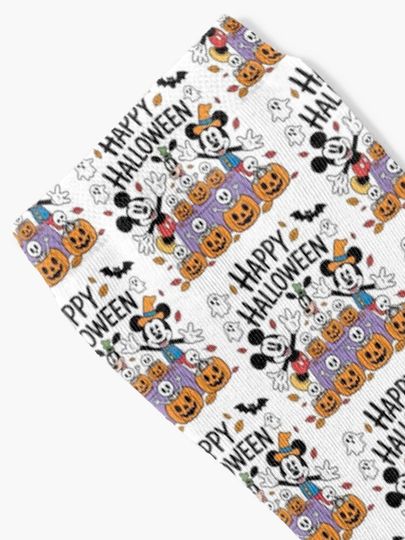 Disney Mickey Pumpkin Socks