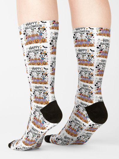Disney Mickey Pumpkin Socks