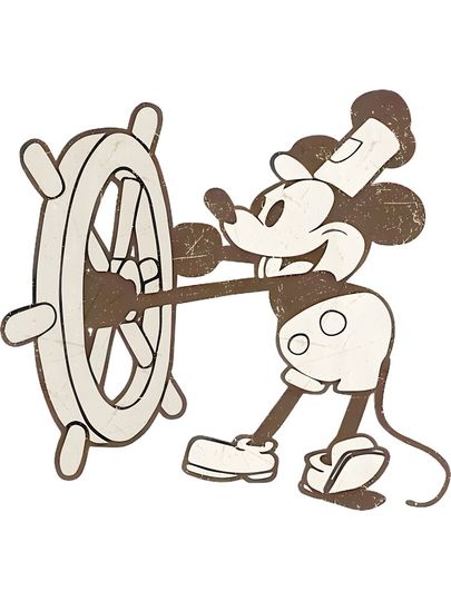 Vintage Mouse at the Helm Kids T-Shirt