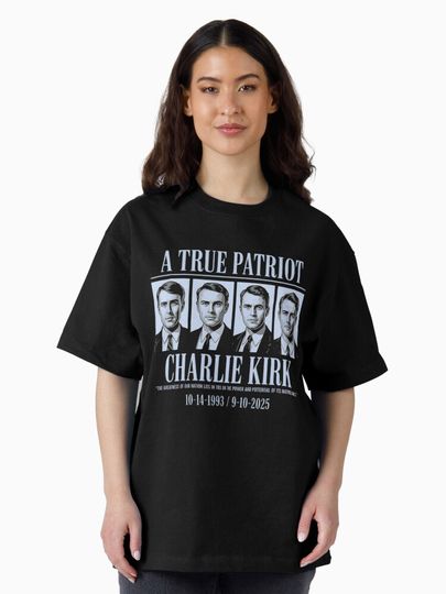 Charlie Kirk Oversized T-Shirt