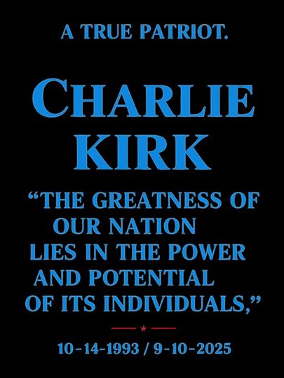 Charlie Kirk Oversized T-Shirt