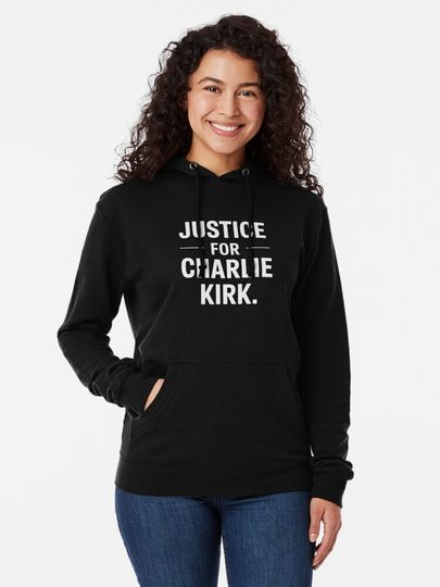 Charlie-Kirk  Lightweight Hoodie
