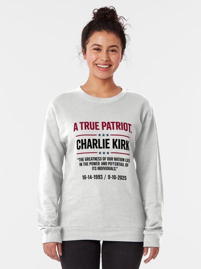 Charlie-Kirk  Pullover Sweatshirt