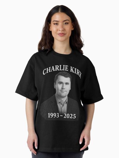 Charlie Kirk Oversized T-Shirt