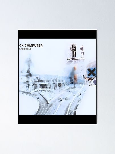 Radiohead Poster Alternative Music Graphic Wall Artwork
