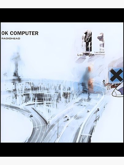 Radiohead Poster Alternative Music Graphic Wall Artwork
