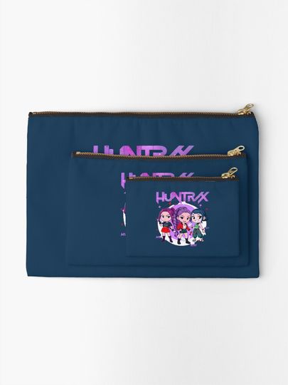 Huntrix Demon Hunters   Zipper Pouch