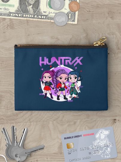 Huntrix Demon Hunters   Zipper Pouch