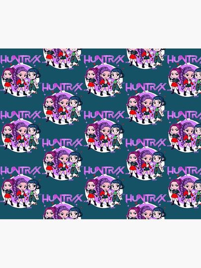 Huntrix Demon Hunters   Fleece Blanket