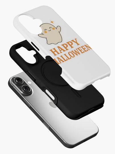 Happy Halloween Cute Smiling Ghost iPhone Case