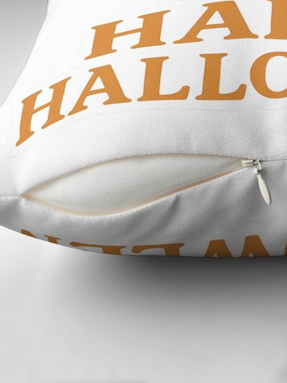 Happy Halloween Cute Ghost Design Pillow
