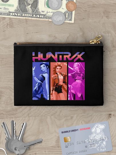 Huntrix Kpop Demo Movie Zipper Pouch