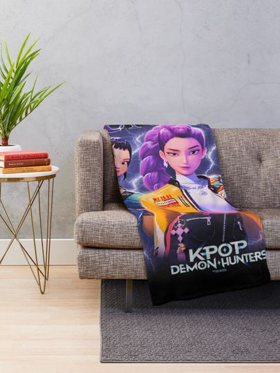 Huntrx - Huntrix Kpop Demon Hunters Fleece Blanket, Gift For Fan