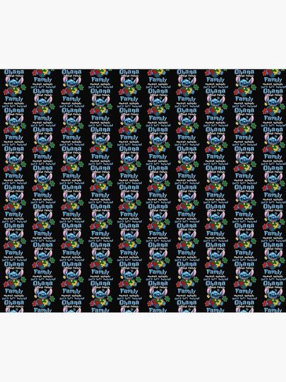 Lilo and Stitch Ocean Theme Throw Blanket – Soft Cozy Cartoon Plush