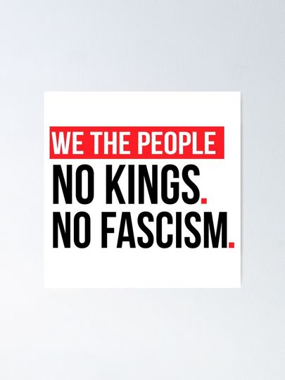 We the People - No Kings Poster