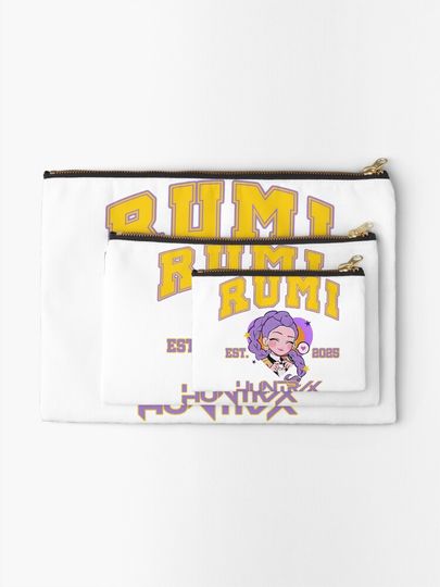 Rumi Huntrix Kpop Demon Hunter  Zipper Pouch