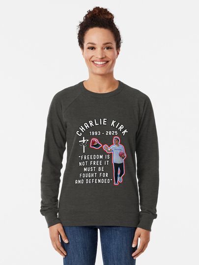 Charlie Kirk Quote  Lightweight Sweatshirt