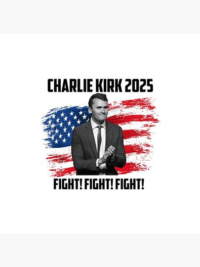 Charlie Kirk   Fight Fight Fight Tote Bag