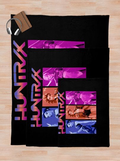 Huntrix Kpop Demo Movie Fleece Blanket