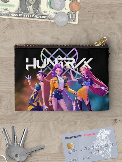 HUNTRX Kpop Demon Hunter  Zipper Pouch