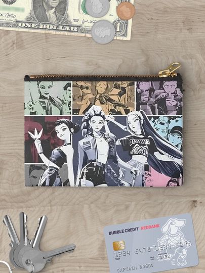 kpop demon hunters huntrix Zipper Pouch