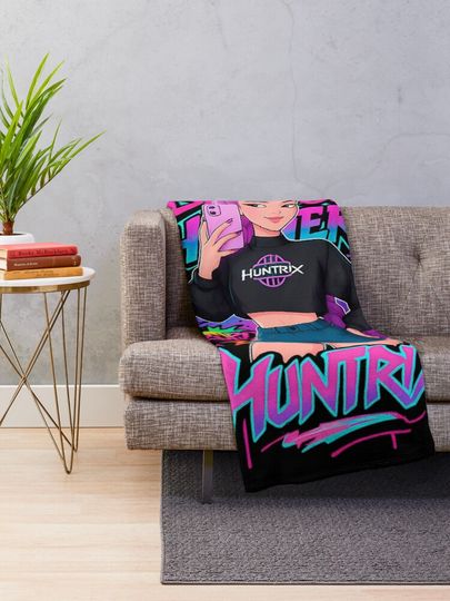K-Pop Demon Hunters Art Rumi Fleece Blanket